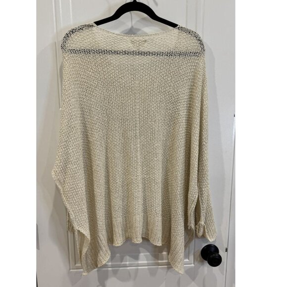 Adora 1x/2x Light-Weight V-Neck Cream Sweater EUC - Picture 5 of 5